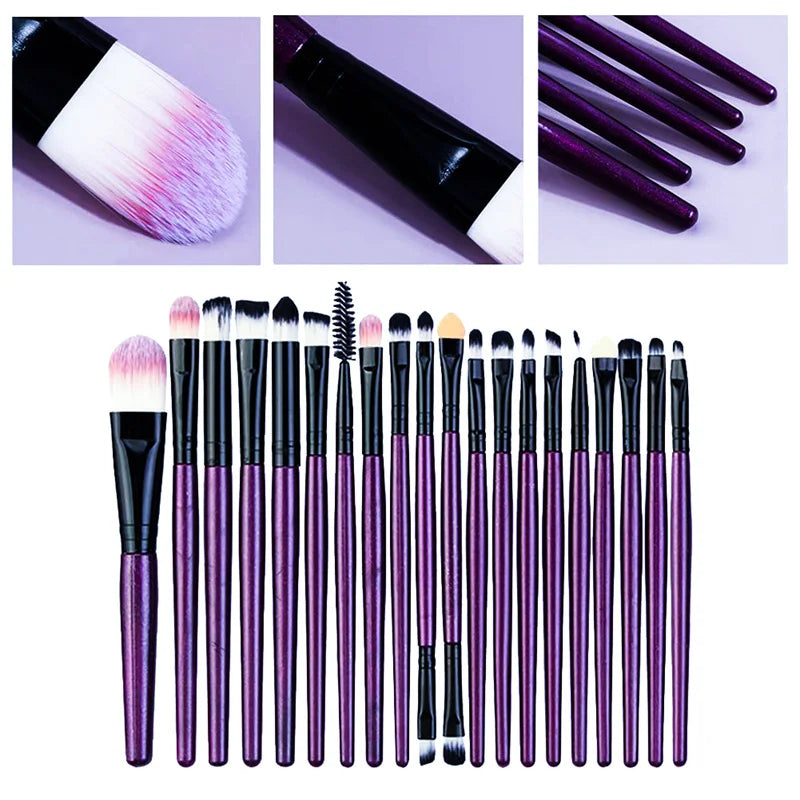 20Pcs Professional Makeup Brush Set