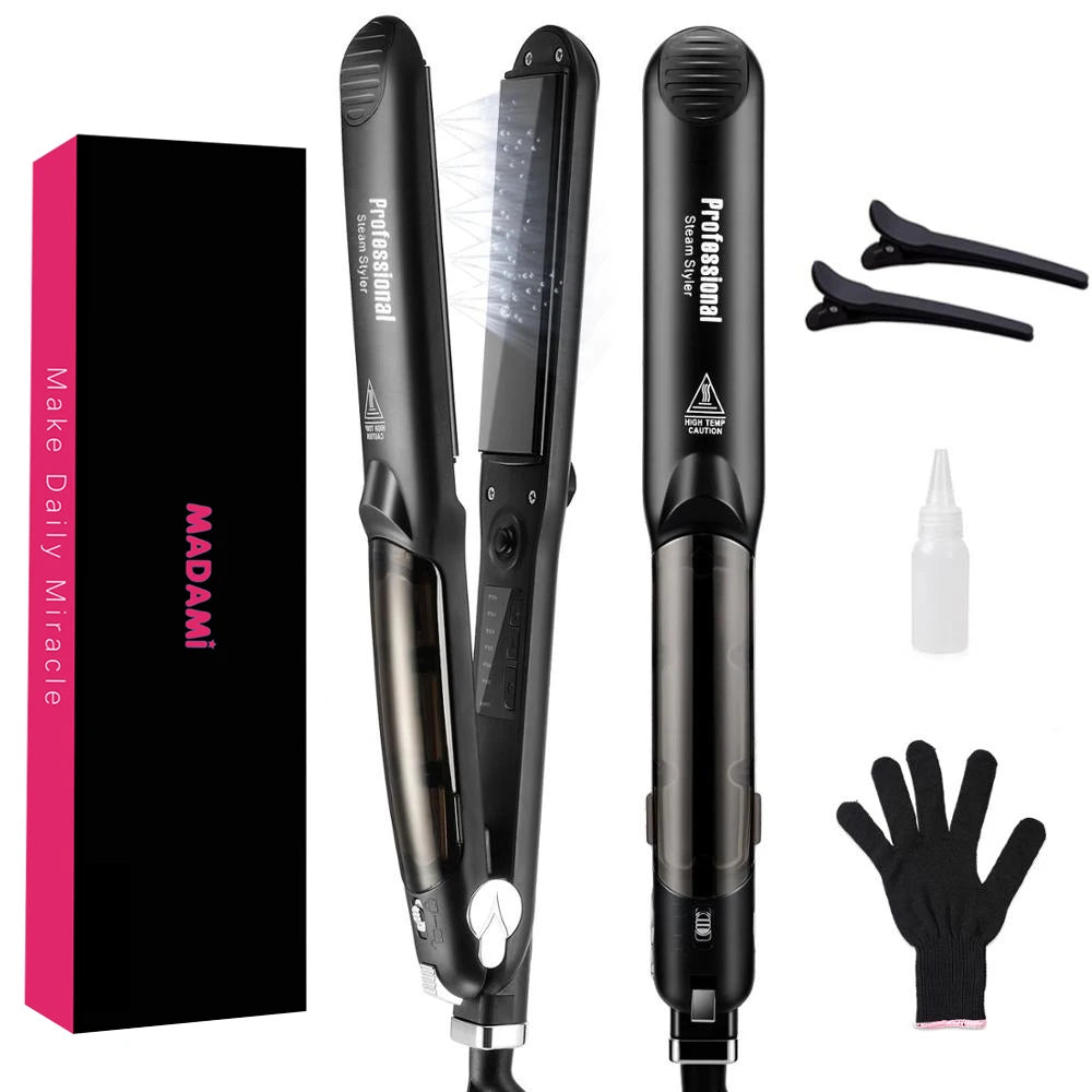 Professional Steam Hair Straightener
