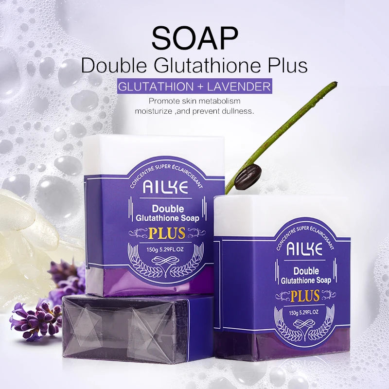AILKE Glutathione & Lavender Lightening Soap Bar