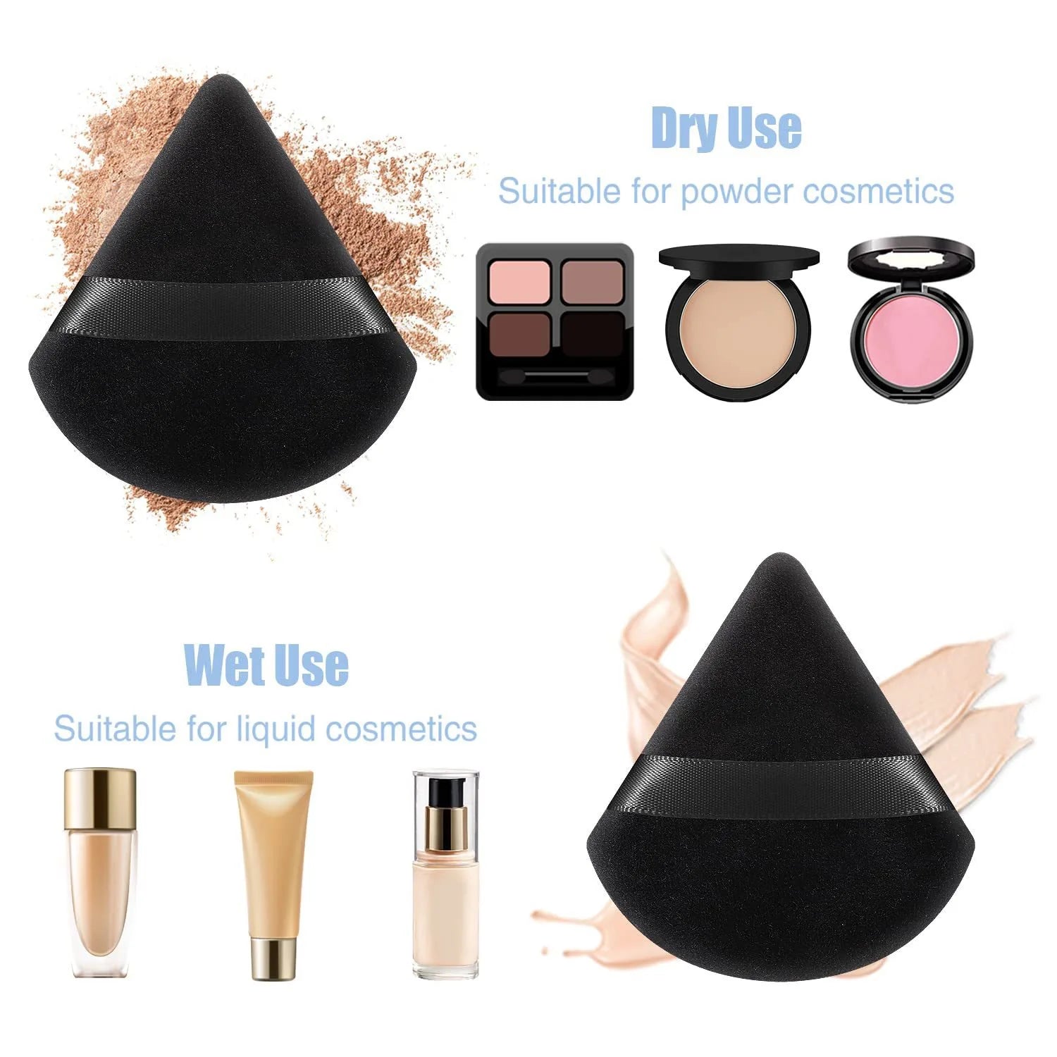 Powder Puff Face Makeup Sponge