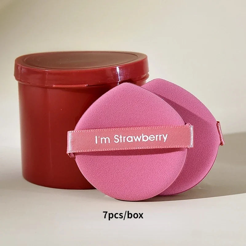 Karsyngirl 7Pcs/box Strawberry Cosmetic Puff