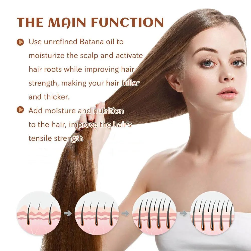 100% Pure Organic Hair Mask with Batana Oil