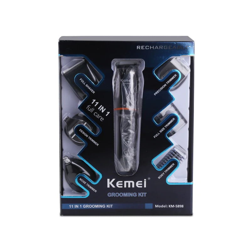 Kemei KM-5898 Wholesale 11 IN 1 Grooming Kit