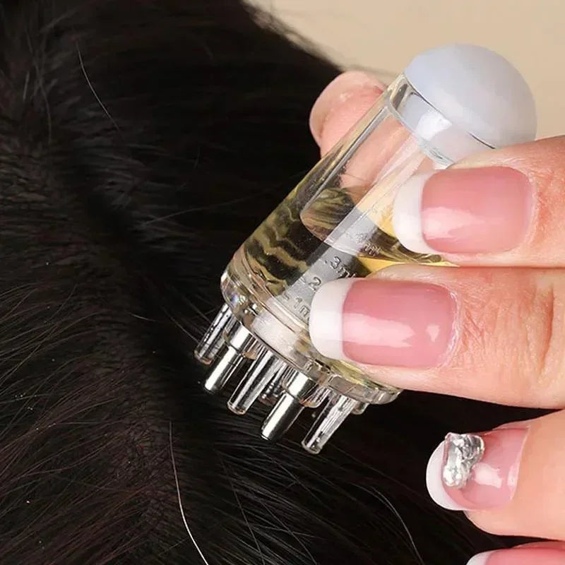 5-Needle Scalp Oil Applicator & Massage Comb