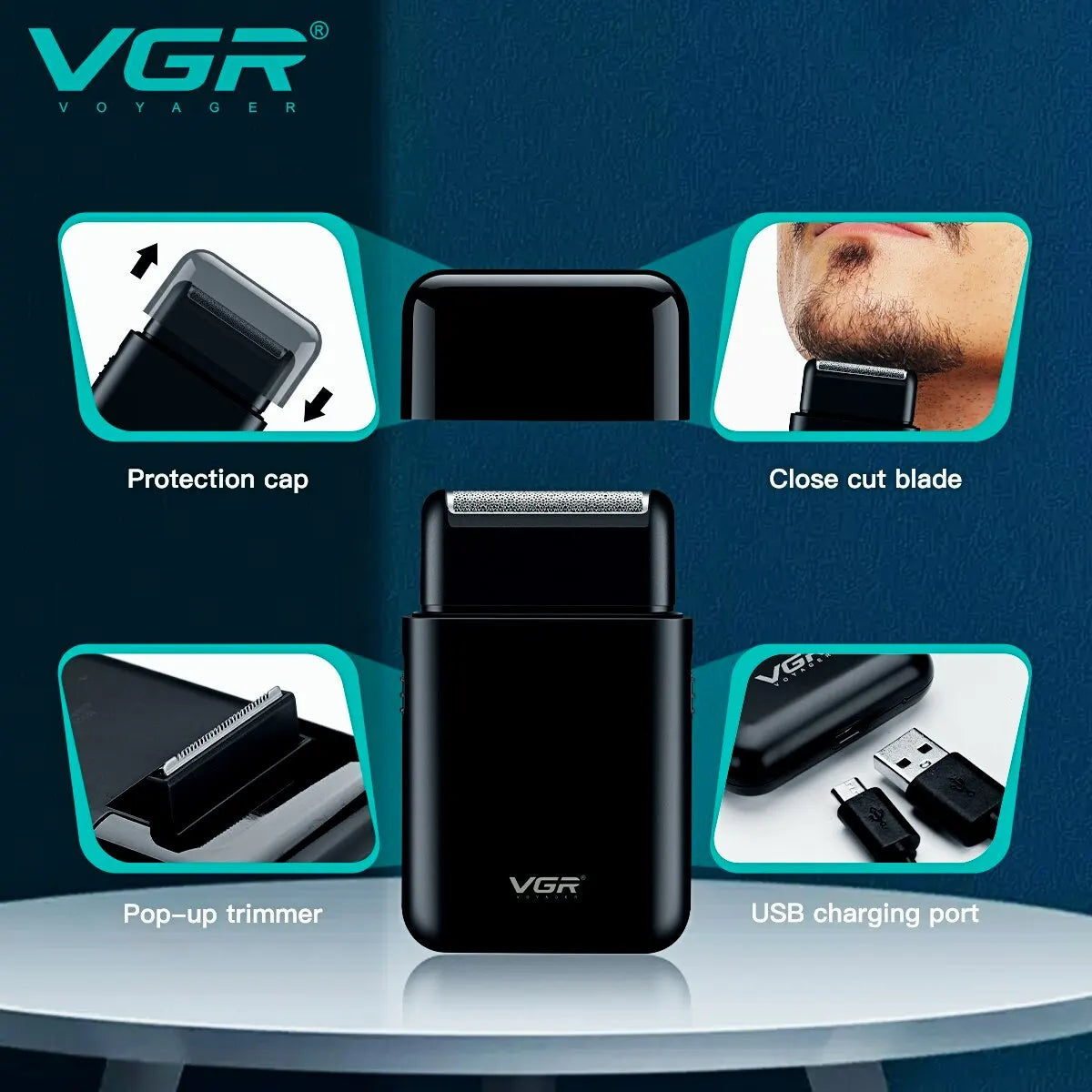 VGR Electric Shaver