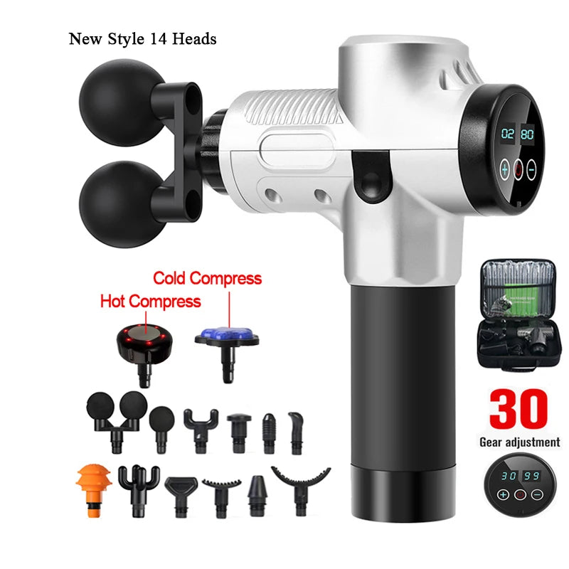 Professional Massage Gun with Hot and Cold Compress