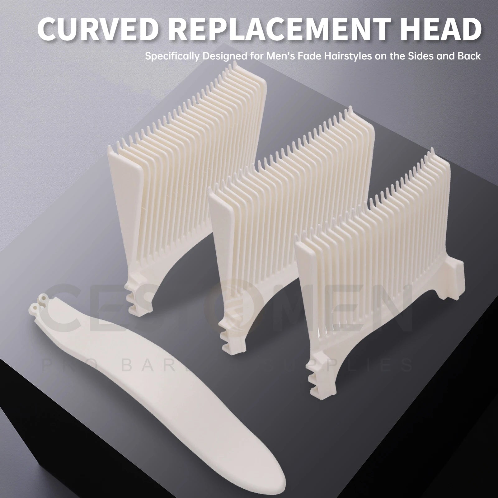 Curved Flat Top Haircut Comb