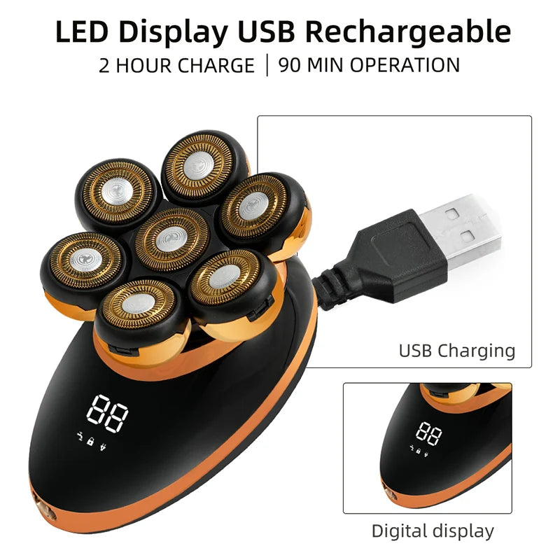 Men's 7D Floating Electric Shaver