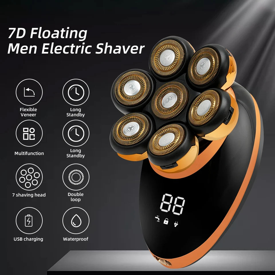 Men's 7D Floating Electric Shaver