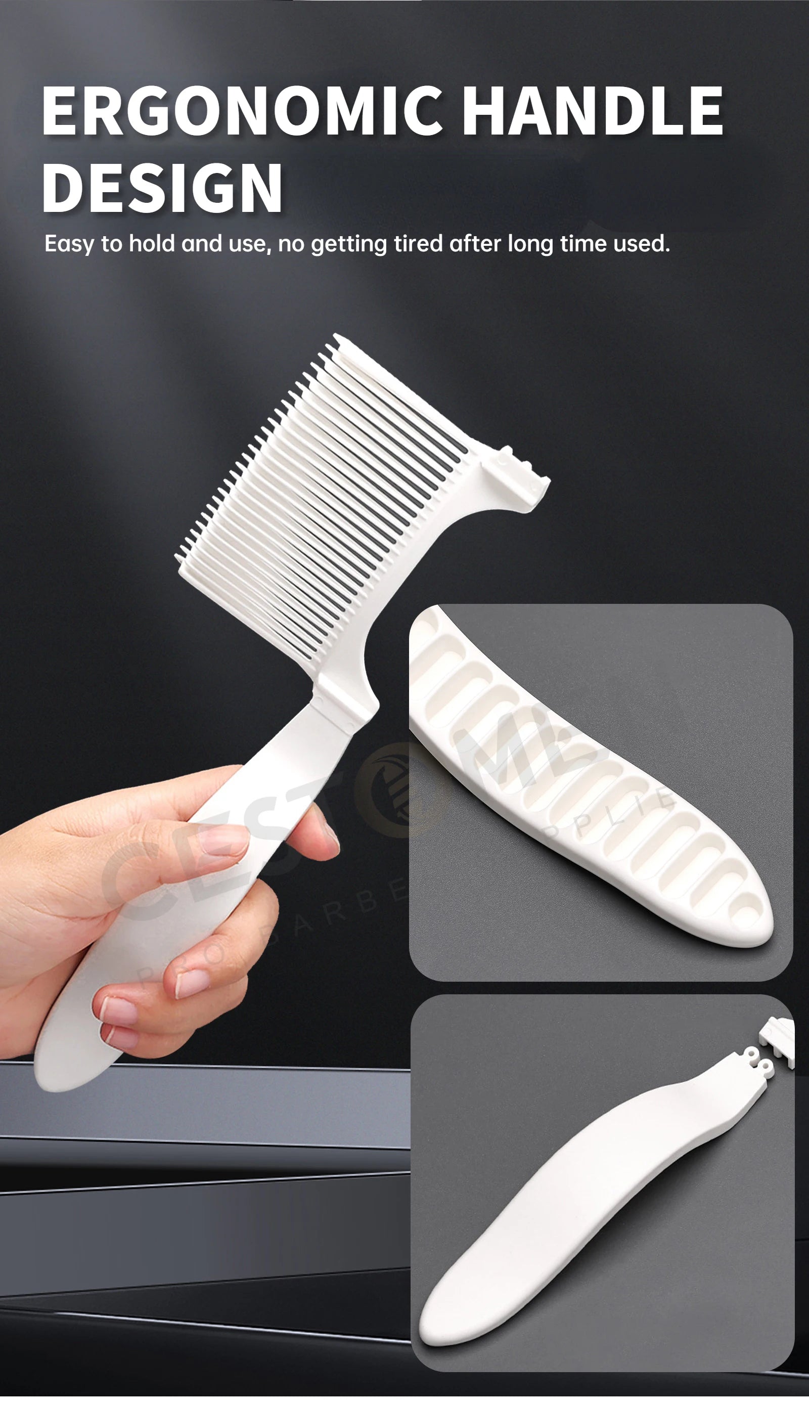 Curved Flat Top Haircut Comb