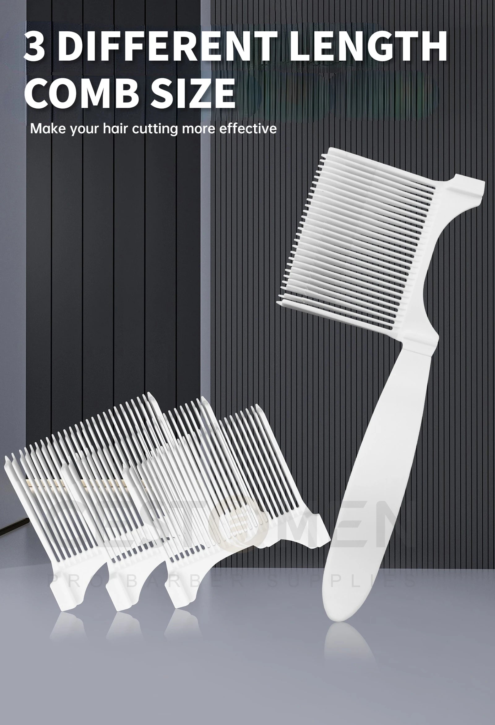 Curved Flat Top Haircut Comb