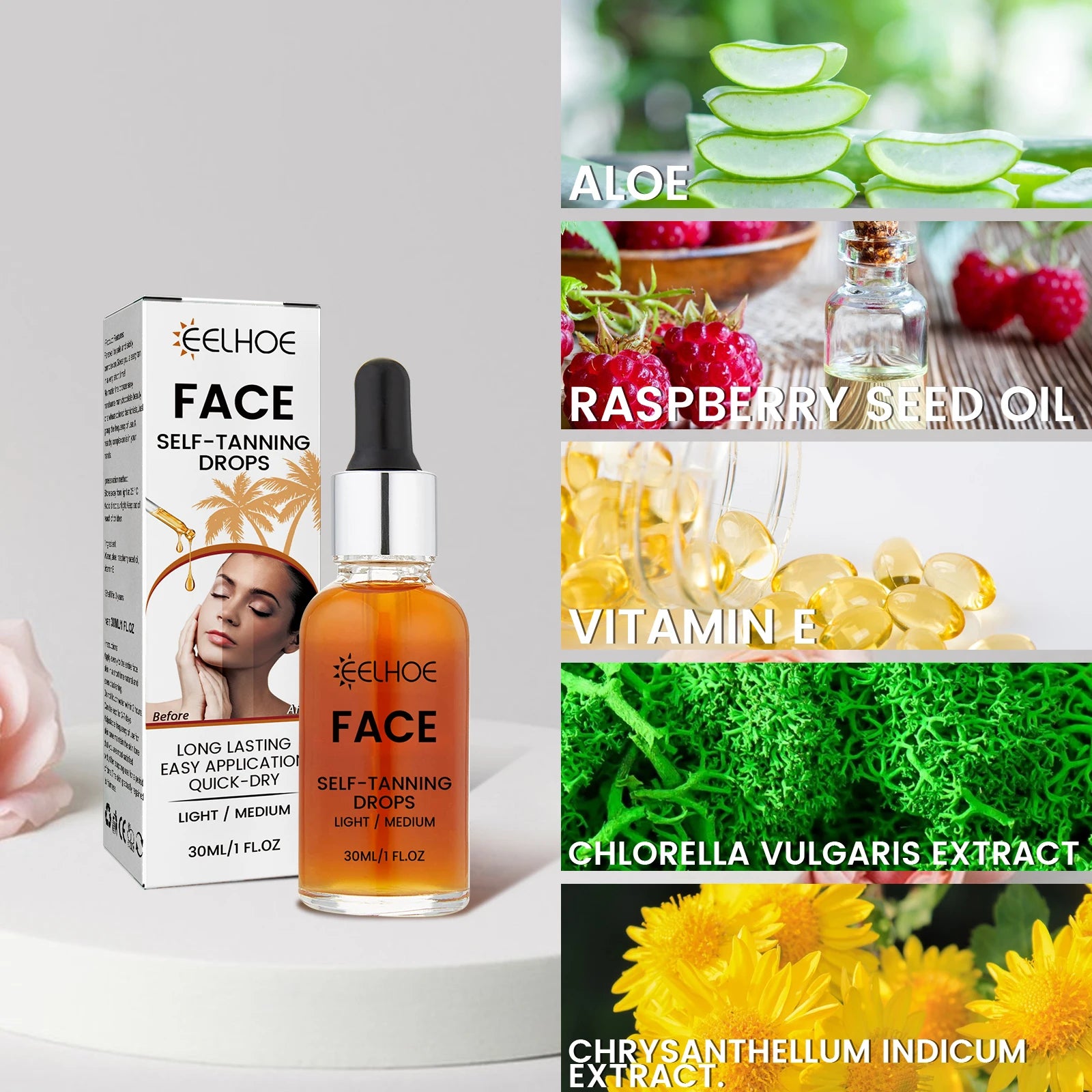 EELHOE Self Tanning Drops