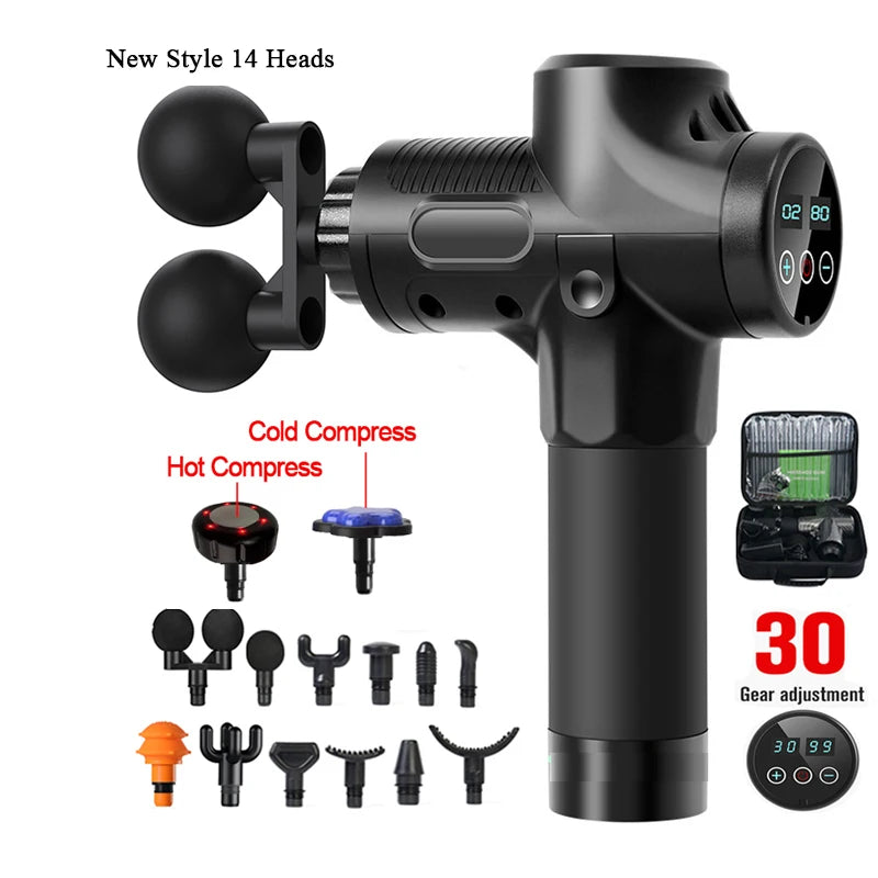 Professional Massage Gun with Hot and Cold Compress