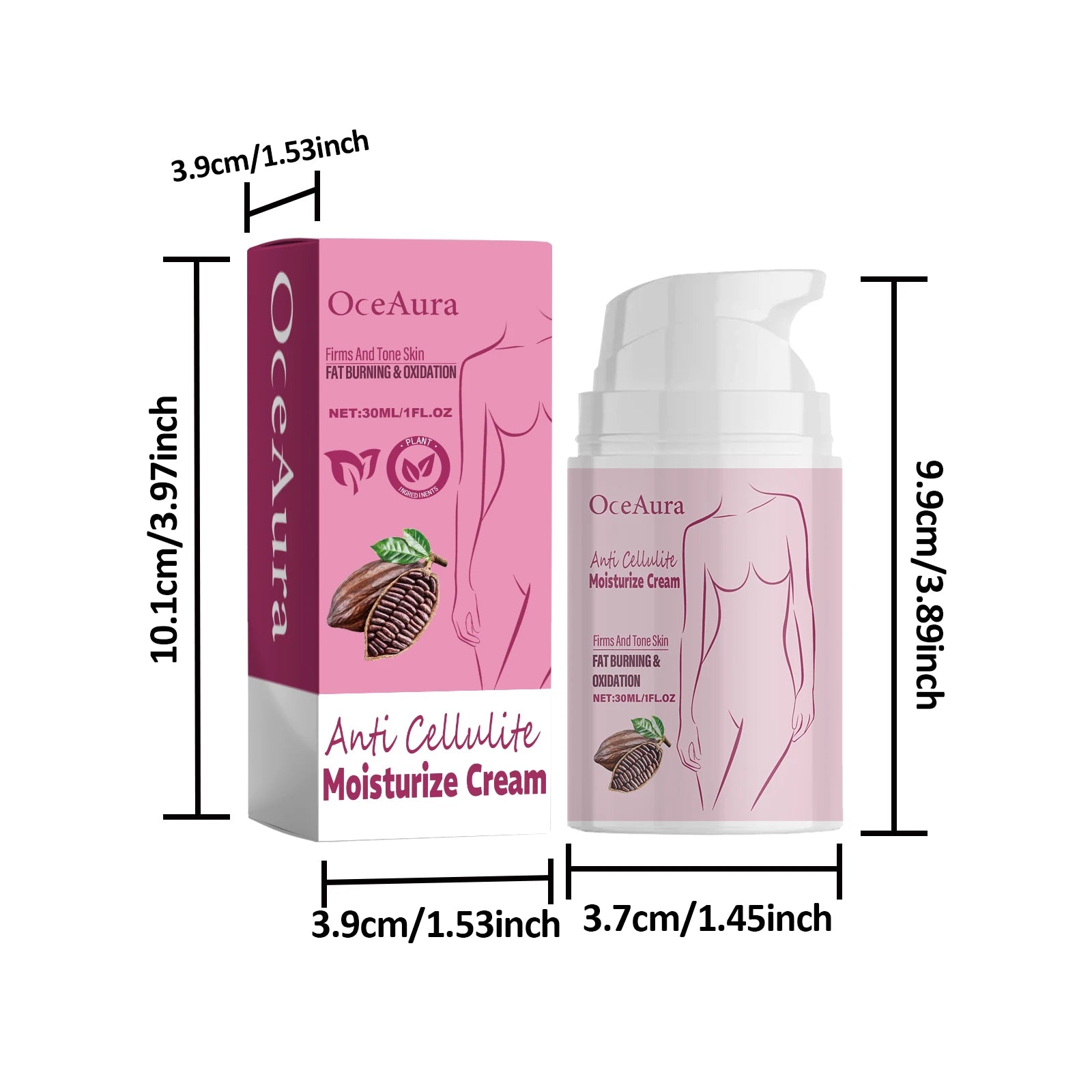 Oceaura 30ml Fat Burning Cream Shaping Beauty