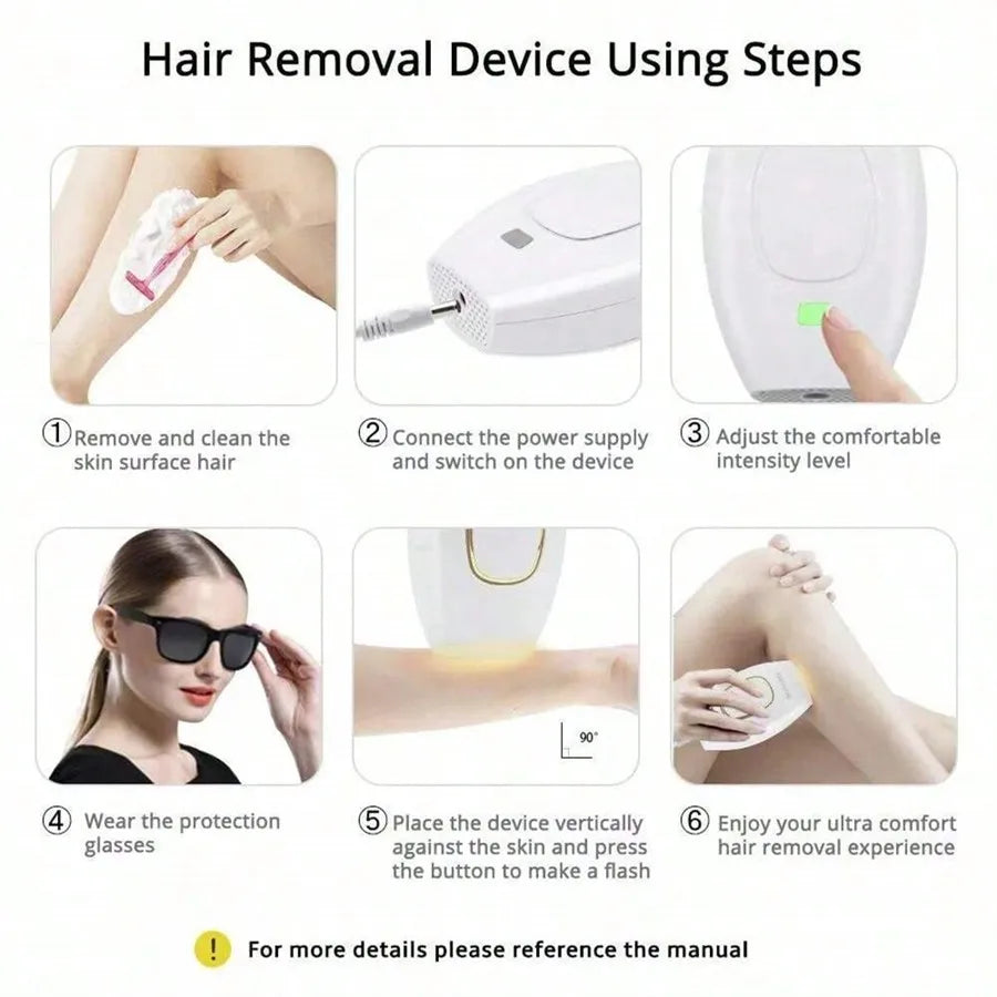 One Device For Whole Body Hair Removal