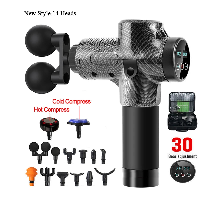 Professional Massage Gun with Hot and Cold Compress