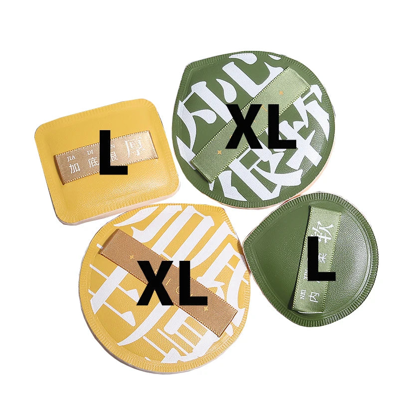 3Pcs Soft Air Cushion Puff Set – Round Concealer & Foundation Sponges