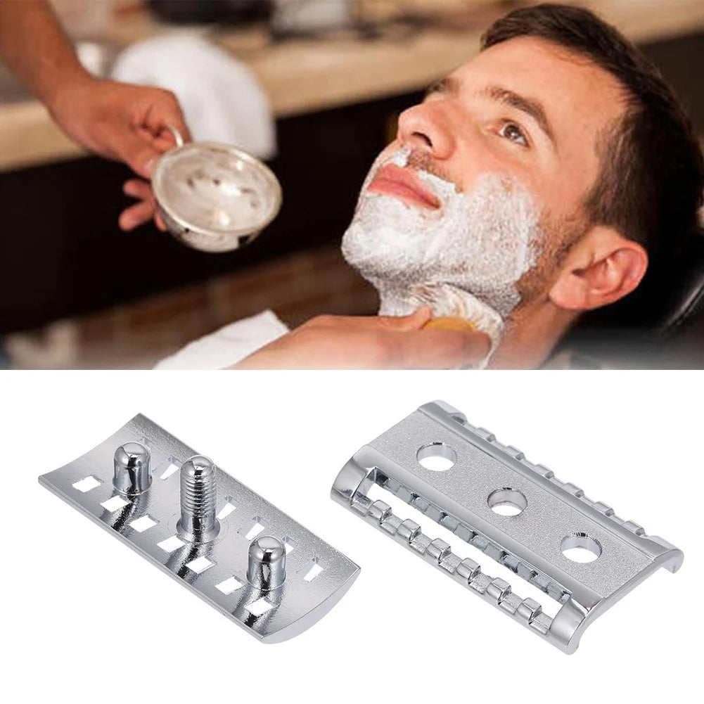 Safety Double-Edged Razor with Open Comb Head
