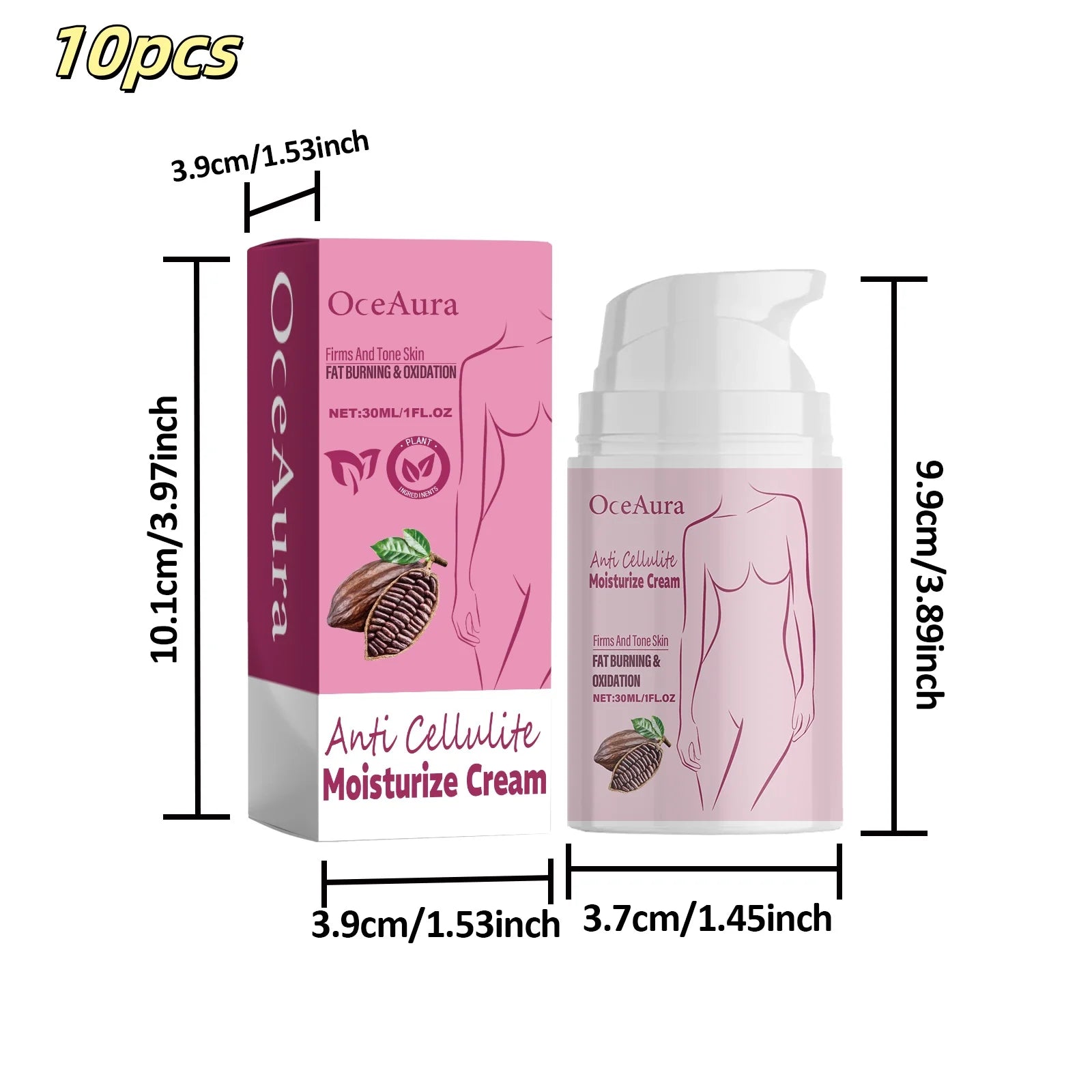 Oceaura 30ml Fat Burning Cream Shaping Beauty