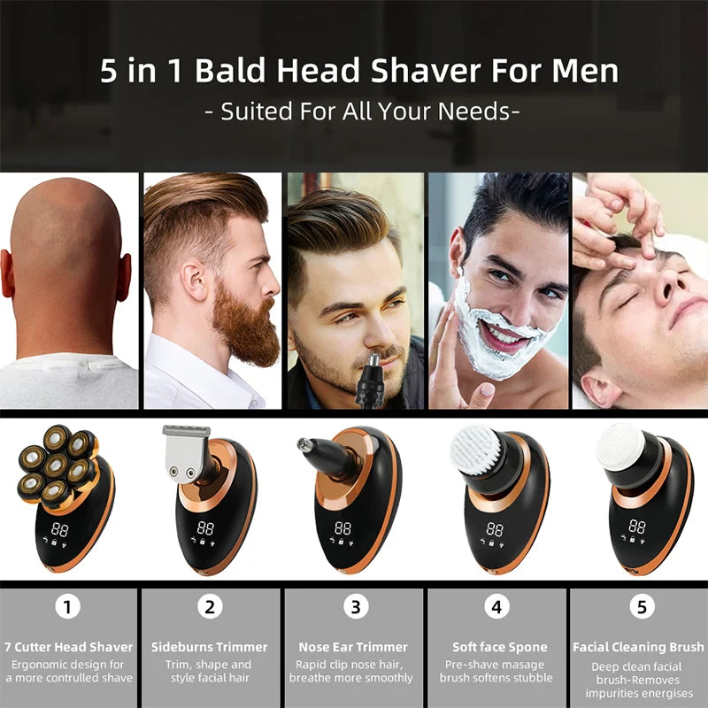 Men's 7D Floating Electric Shaver