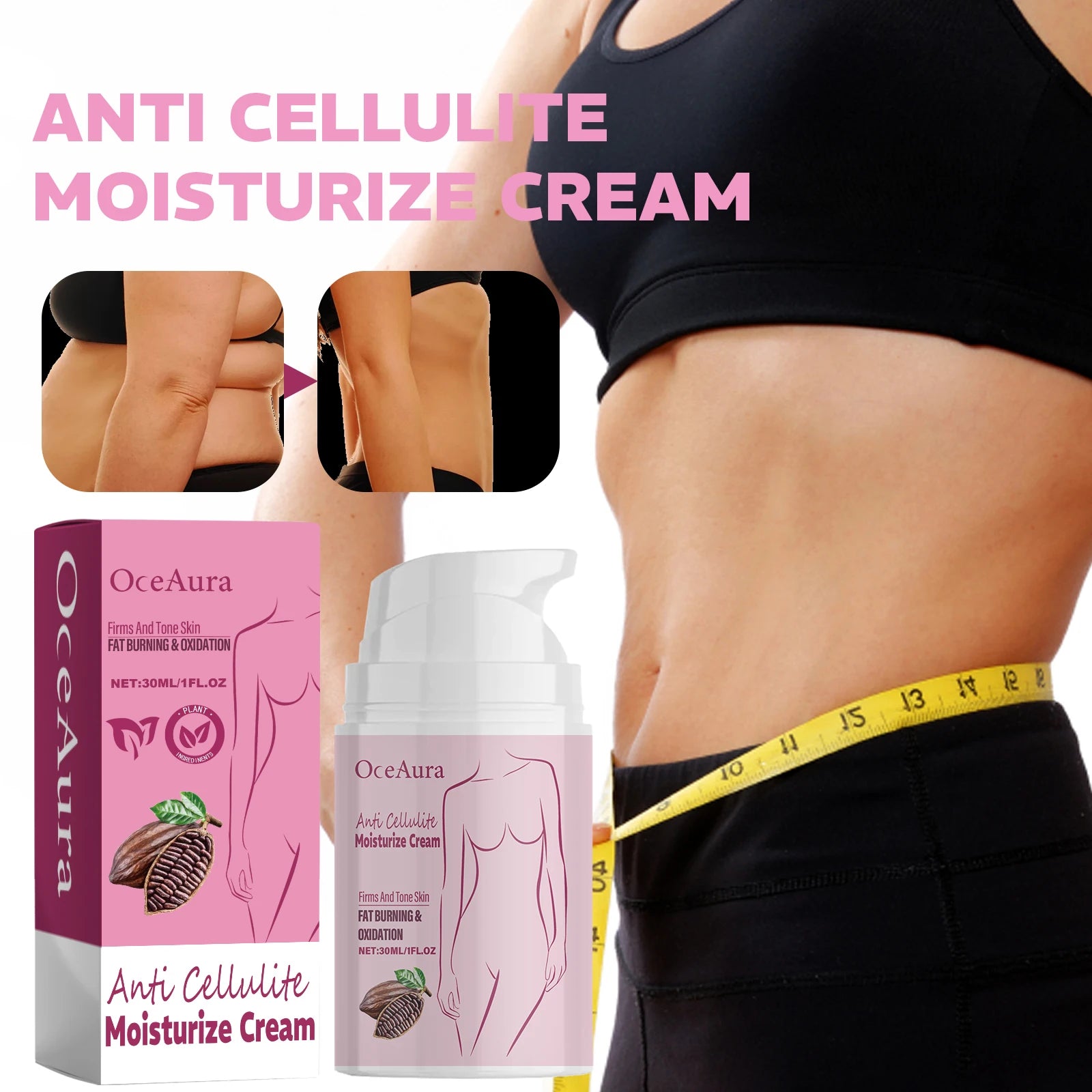 Oceaura 30ml Fat Burning Cream Shaping Beauty