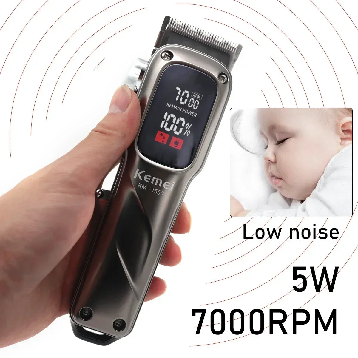 Kemei KM-1550 Professional Hair Clipper
