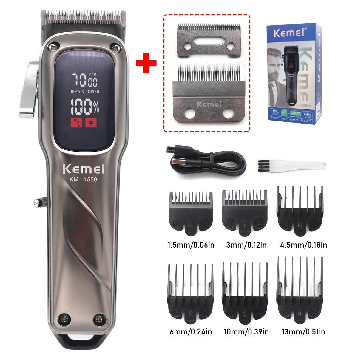 Kemei KM-1550 Professional Hair Clipper
