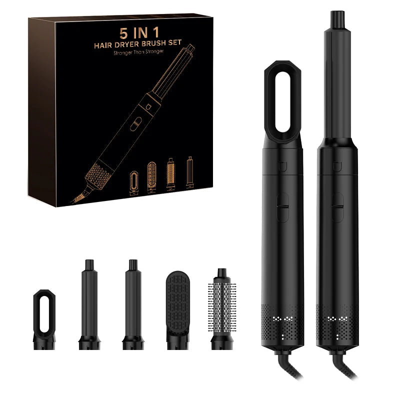 5-in-1 Hair Dryer Hot Comb Set
