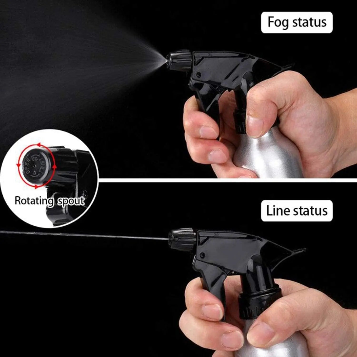 Aluminum Spray Bottle for Hairdressing