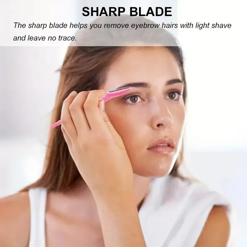 30PCS Eyebrow Razors – Precision Facial Hair Trimmer Tool