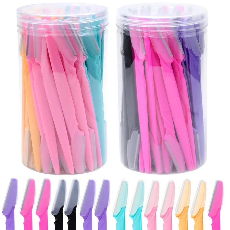 30PCS Eyebrow Razors – Precision Facial Hair Trimmer Tool