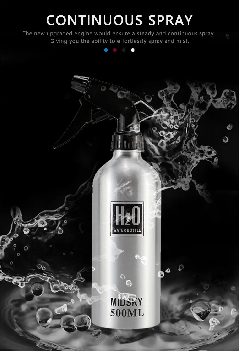 Aluminum Spray Bottle for Hairdressing