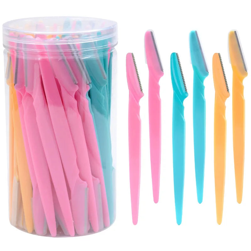30PCS Eyebrow Razors – Precision Facial Hair Trimmer Tool