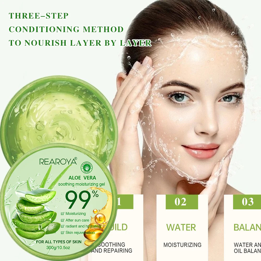 Aloe Vera Gel Cream for Acne & Skin Care
