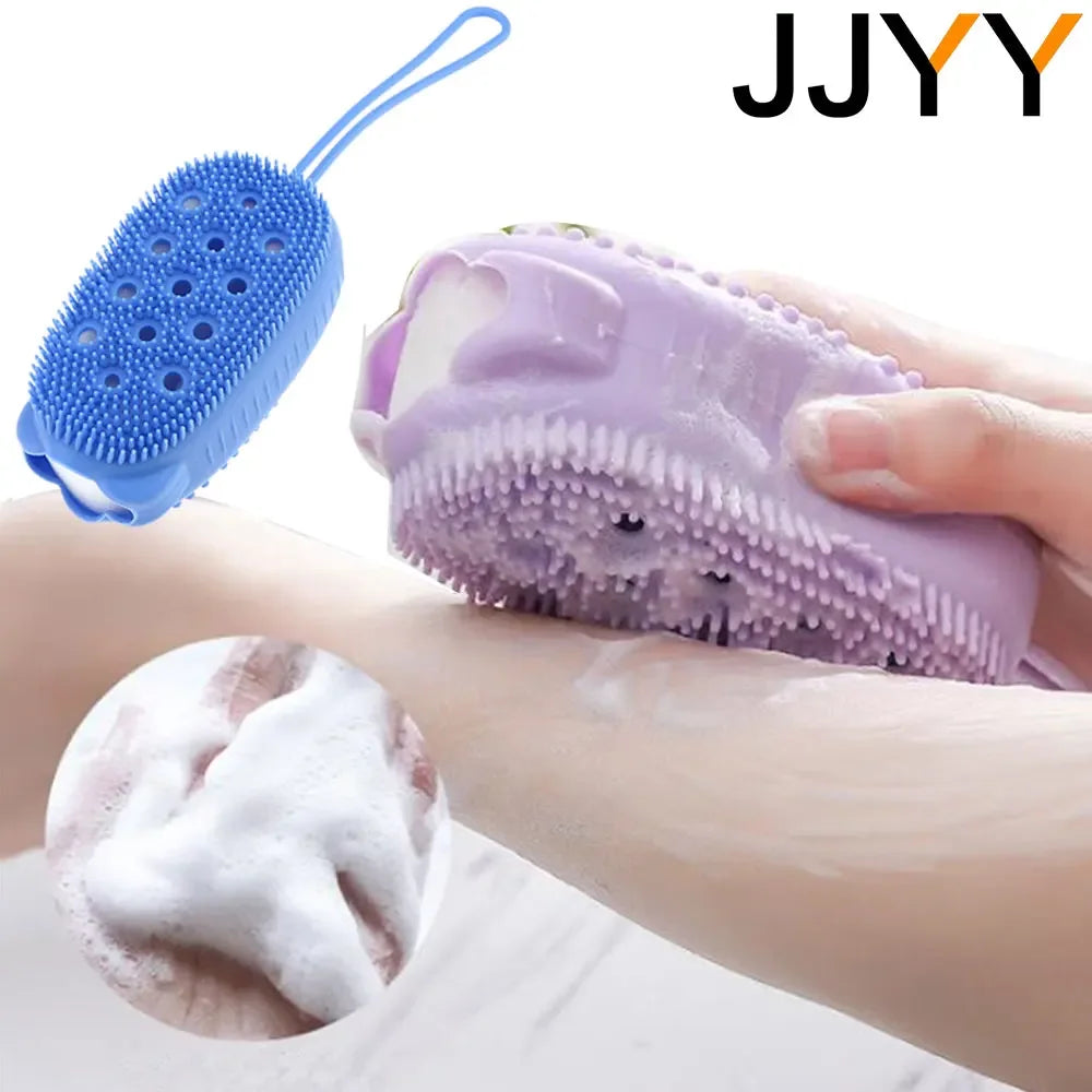 JJYY Silicone Body Scrubber Bath Exfoliating Scrub