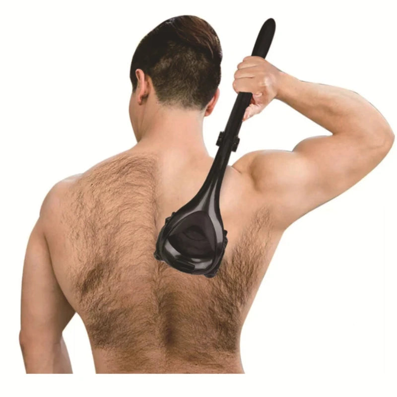 Men’s Foldable Back Shaver – Painless Body Hair Remover
