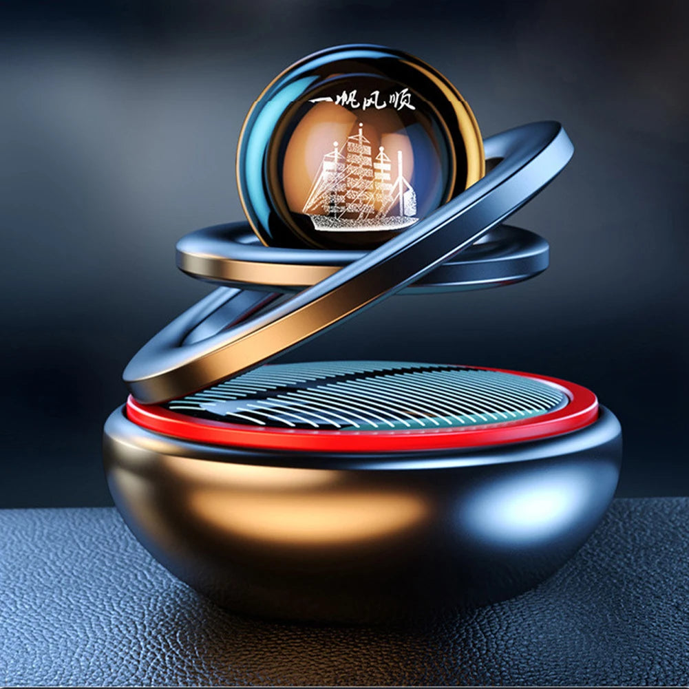 Solar Rotating Car Air Freshener