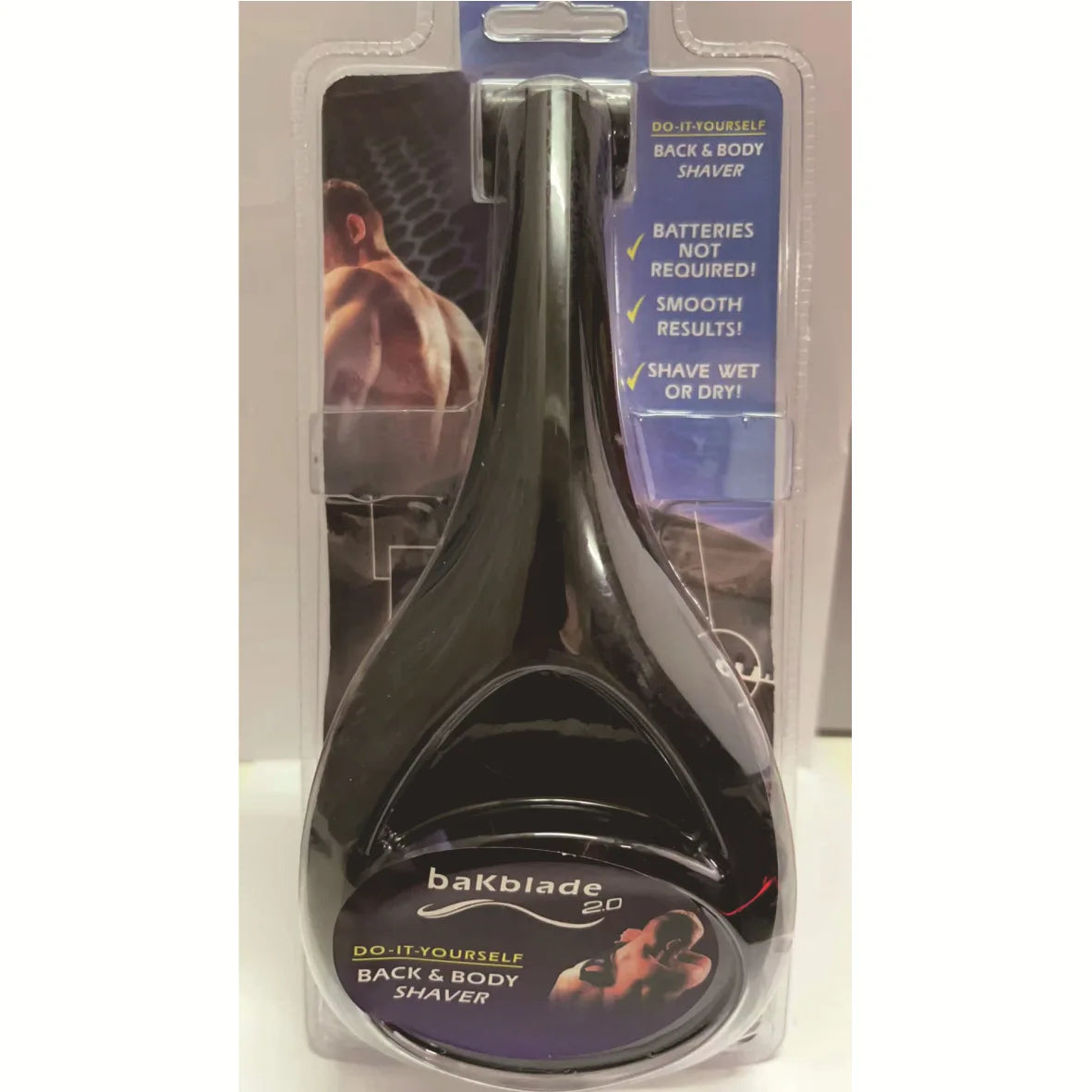 Men’s Foldable Back Shaver – Painless Body Hair Remover