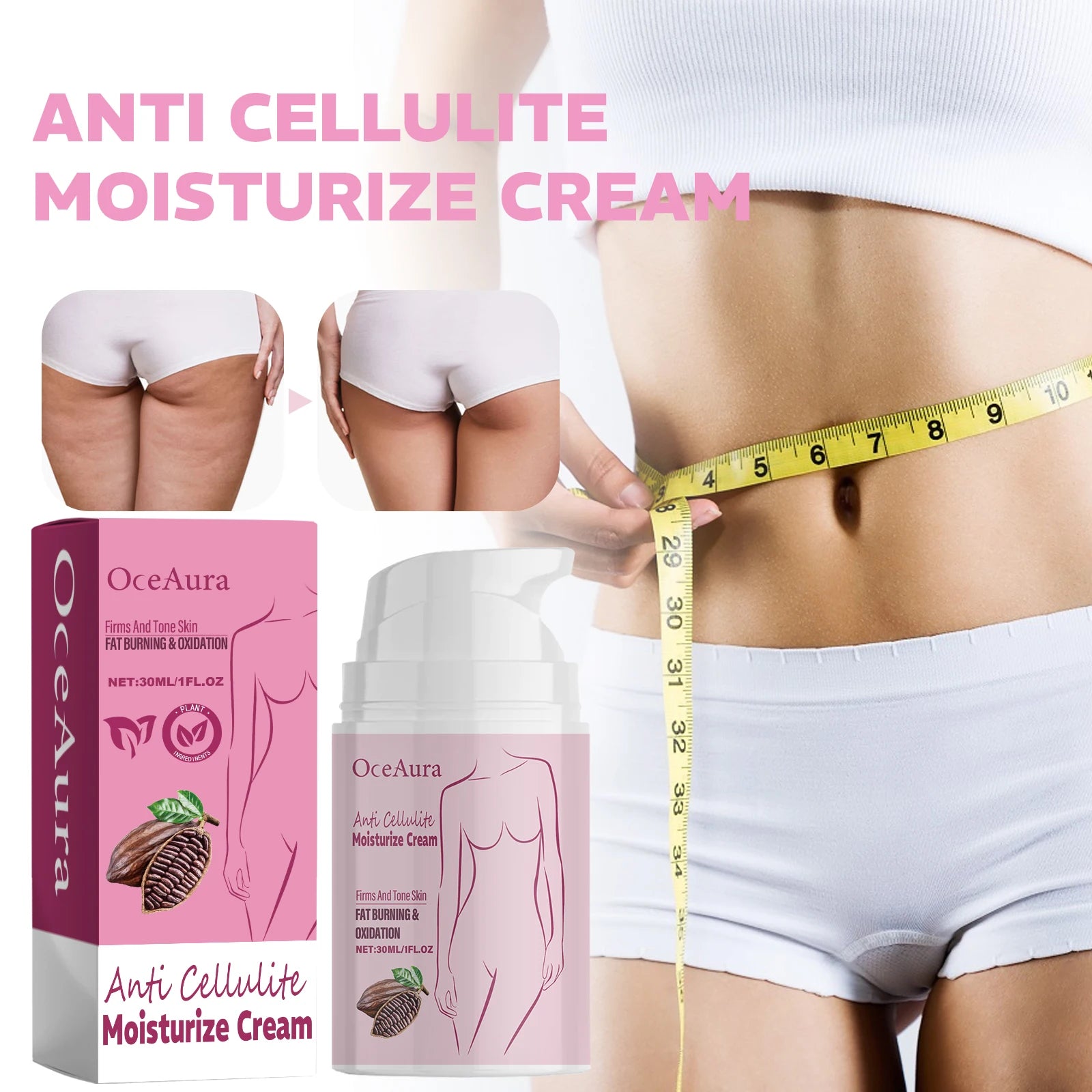 Oceaura 30ml Fat Burning Cream Shaping Beauty