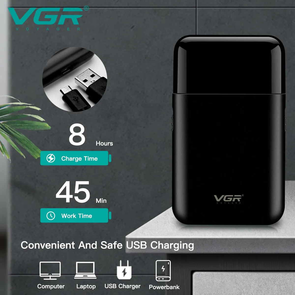 VGR Electric Shaver